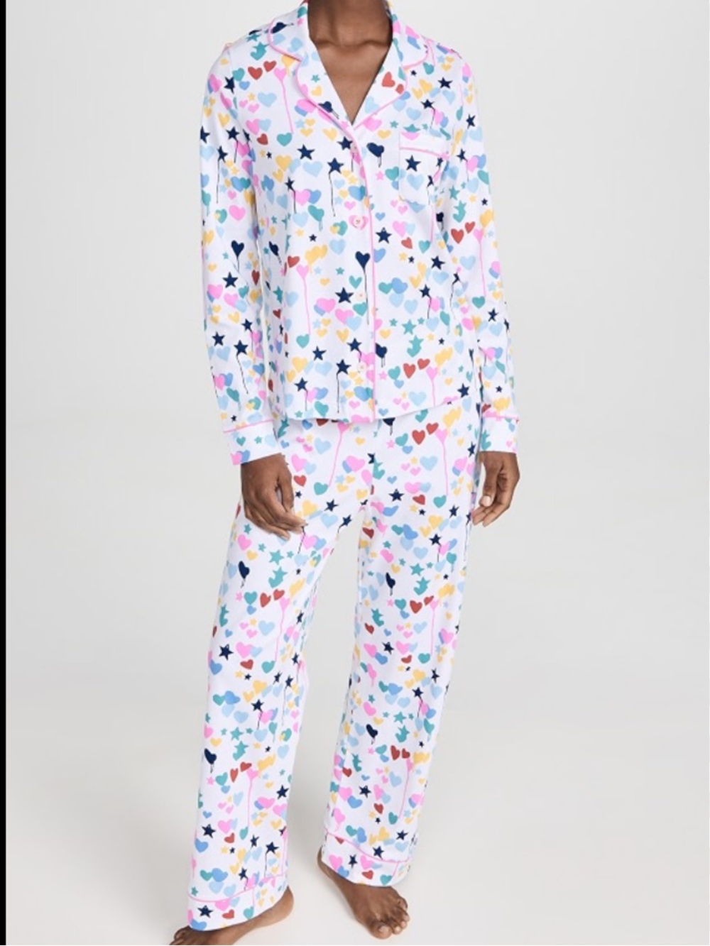 Roller Rabbit x Kerri Rosenthal
Starry Starry Love Long Sleeve Pajamas XL